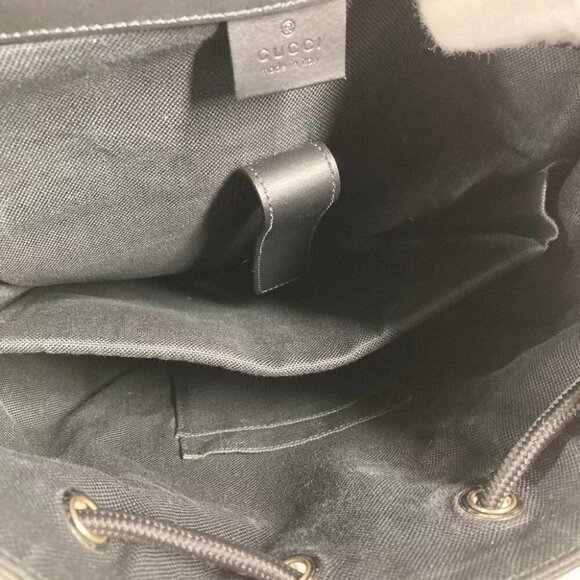 GUCCI 495563 GG Supreme Sherry line Backpack Backpack GG Supreme Canvas Black main image 6